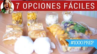 7 RECETAS DE DESAYUNOS EN 1 HORA TODA LA SEMANA  1000Prep [upl. by Hecklau]