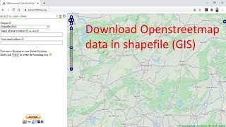 How to Download Open Street Map data in Shapefile format [upl. by Amuh39]