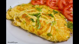 Cheese Omelette  Easy Breakfast Recipe  by Bluebellrecipes [upl. by Lina350]