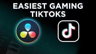 A Free DaVinci Resolve Preset to Edit Gaming Tik Tok Videos for You [upl. by Maroj]