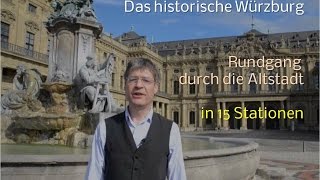 VideoRundgang durch die ALTSTADT von Würzburg [upl. by Llertniuq]