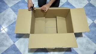 how to make easy cardboard organizer [upl. by Ilocin]