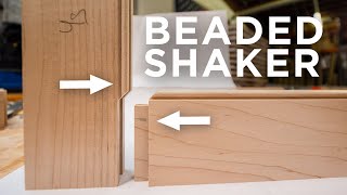 Beaded shaker cabinet door with a JACK MITER [upl. by Auop325]