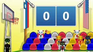 World Basketball Championship Flash Game Flongacom Gameplay [upl. by Kristie]