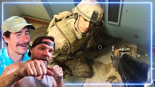 Marines React to HUNTING PARTY from Call of Duty Modern Warfare [upl. by Deste91]