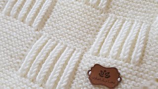 SELANİK BATTANİYE WORKSHOP  BABY BLANKET PATTERN [upl. by Pat587]