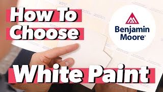 How To Choose A White Paint  My Top 5 favorite Benjamin Moore White Paints [upl. by Griffin816]