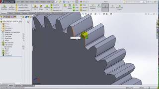 Equation Driven SMART Spur Gear in Solidworks Metric Unit [upl. by Caassi]