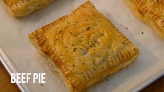 EASY BEEF PIE RECIPE PUFF PASTRY PIE [upl. by Amberly]