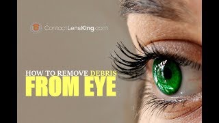 How To Remove Debris or Eyelash From Eye [upl. by Amick]