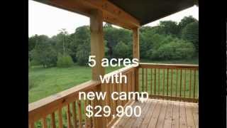 New York Camps and Land for sale 5 acres NY camp 29900 [upl. by Vincenty]