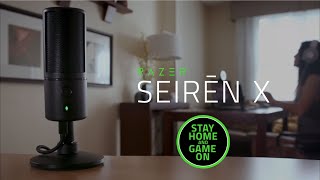 Razer Seiren X  Plug In Mic Up Speak Out [upl. by Araas345]