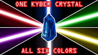 EASY Savi’s Galaxy’s Edge lightsaber HACK One Kyber Crystal  all six colors [upl. by Guilbert]