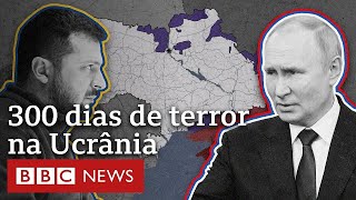 Como está guerra na Ucrânia após 300 dias [upl. by Lad]