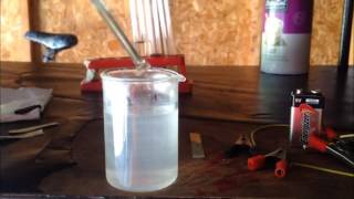 Making Bleach Sodium Hypochlorite from Table Salt Sodium Chloride [upl. by Siroved]