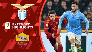 Lazio vs Roma Extended Highlights  Coppa Italia  CBS Sports Golazo [upl. by Atirb810]