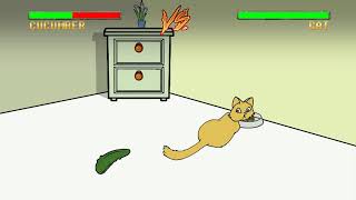 Cat vs Cucumber [upl. by Ellennad379]