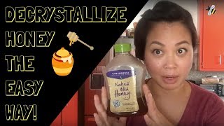 How To Decrystallize Honey Easily [upl. by Anotyad]