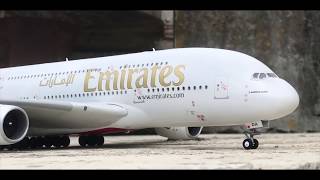 Revell Airbus A380 Emirates LED assembly [upl. by Bodwell]