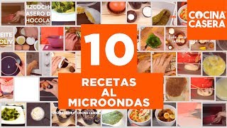 10 Recetas al MICROONDAS RÁPIDAS y FÁCILES  Cocina Casera [upl. by Raycher]