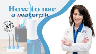 How to use a waterpik [upl. by Edualc]