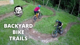 Backyard MTB Trails  Building amp Riding [upl. by Orelee648]