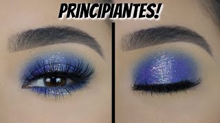 Maquillaje Azul Dramático  PRINCIPIANTES [upl. by Rajewski516]