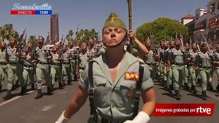 La Legión En El Día De Las Fuerzas Armadas 2019 Sevilla [upl. by Etterb]