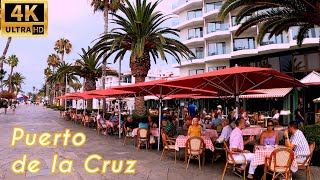 Walk along the Promenade Puerto de la Cruz Tenerife Spain 4K [upl. by Enamrahc852]