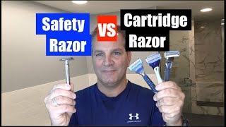 Safety vs Cartridge RazorWhich is BetterGeof [upl. by Michi]