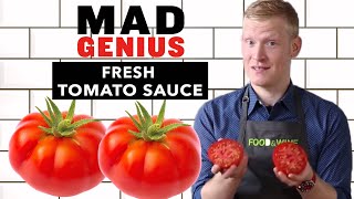 How to Make Fresh Tomato Sauce 3Ingredients  Food amp Wine [upl. by Eldrid206]