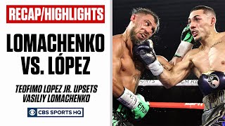 Teofimo Lopez Jr upsets Vasiliy Lomachenko to claim lightweight crown Highlights  CBS Sports HQ [upl. by Zsazsa297]