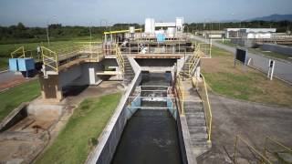 Screening at wastewater treatment plant [upl. by Aba983]