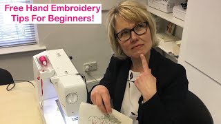 Free Machine Embroidery Tips For Beginners [upl. by Kitchen]