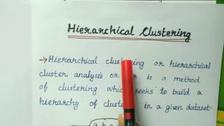 Hierarchical clustering  Agglomerative and Divisive method KTU  Machine learning [upl. by Romaine883]