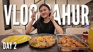 SAHUR DAY 2 WIM LIMSTEM WIM DOMT JUDGM  VLOG SAHUR RAMADHAN DAY 2 [upl. by Ransell]