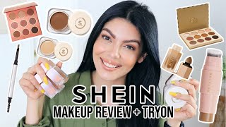 SHEGLAM Shein Makeup Review and TryOn  SCCASTANEDA [upl. by Ait]