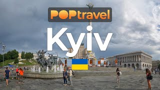 Walking in KYIV KIEV  Ukraine 🇺🇦 Maidan Khreschatyk Monastery and Park  4K 60fps UHD [upl. by Ayad319]