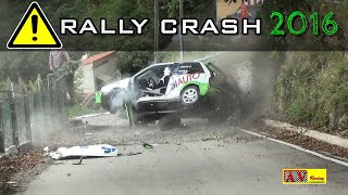 BEST OF RALLY CRASH 2016  AVRacing [upl. by Euhsoj774]