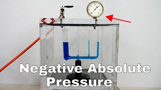 Capillary Tubes In a Vacuum Chamber—Negative Absolute Pressure Part II [upl. by Chellman]