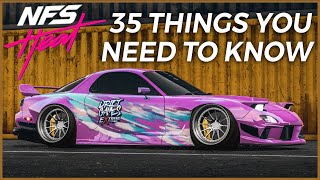 NFS Heat  35 Tips amp Tricks you should know about incl Methods Glitches amp Details [upl. by Koziara]