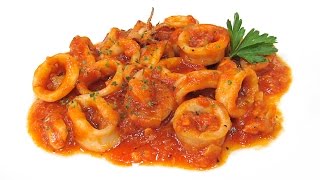 Receta de Calamares en Salsa [upl. by Euqinom100]