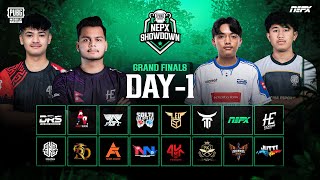 PUBG Mobile NEPX Showdown  Grand Finals Day 1 [upl. by Fawcett]