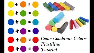 Como combinar colores con plastilina [upl. by Nosila632]