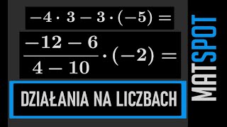 działania na liczbach [upl. by Ellak]