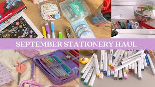 September Stationery Haul amp Organisation  Back to School Supplies  Ekaterina Botziou stationery [upl. by Ocnarfnaig]