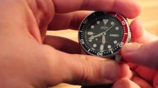 How To Set Time Day Date On Seiko Automatic Watch [upl. by Mailand520]