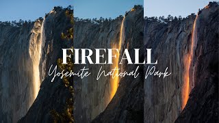 Experiencing Firefall in Yosemite National Park [upl. by Gunning]