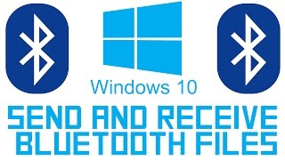 How to Send amp Receive Bluetooth files on Windows 10 [upl. by Ordnasil574]