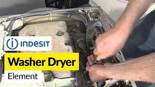 How to Replace a Heater Element on an Indesit Washer Dryer [upl. by Madai]